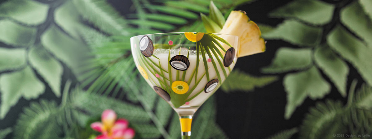 Classic Cocktails  Shaken Pina Colada  Designs by Lolita