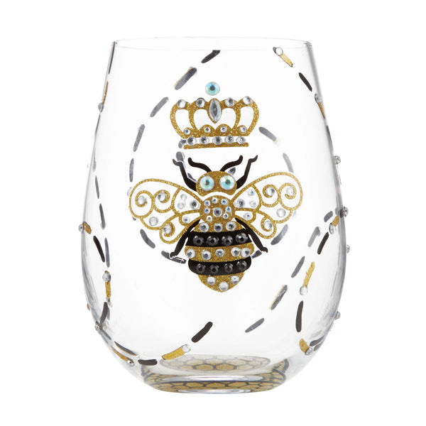 Queen bee wine glass Gucci bee 👑🐝♥️