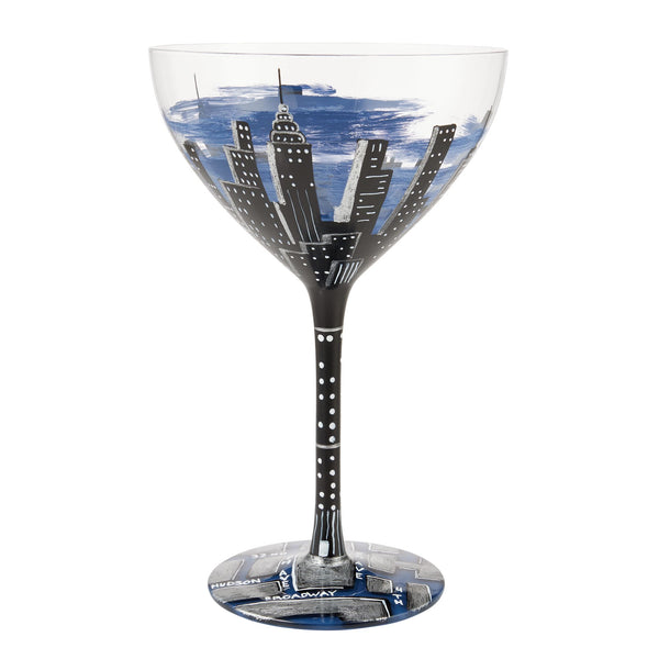Lolita Manhattan Hand Painted Cocktail Glass Cocktail Glass