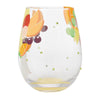 Best Nurse Ever Hand Painted Stemless Wine Glass