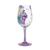 "Best Grandma Ever" Hand-Painted Wine Glass, 15 oz.
