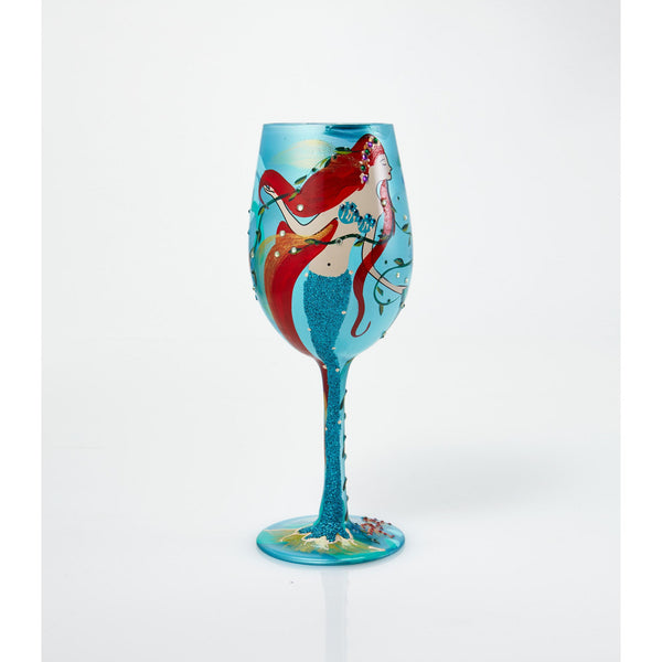 Lolita Mermaid Acrylic Stemless Wine Glass Set