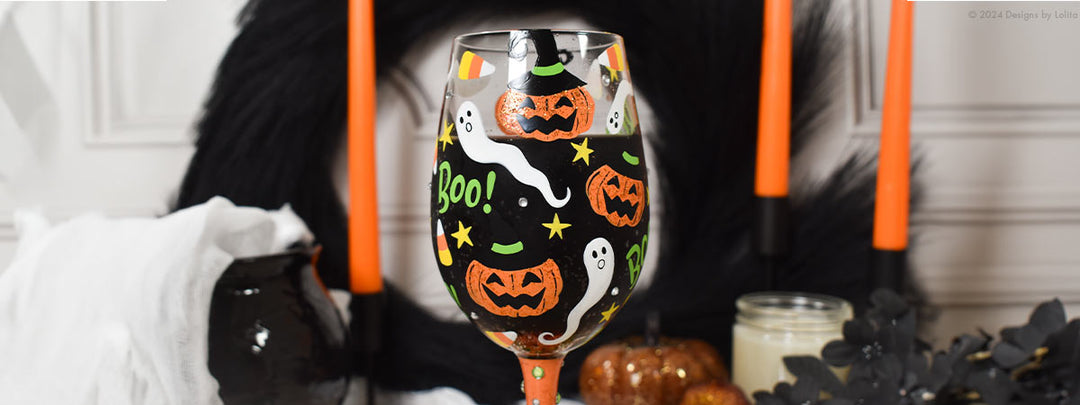 Designs by Lolita Halloween Glass