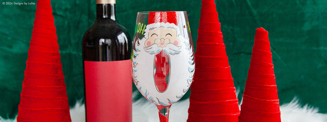 Jolly 'ol St. Nick Wine Glass