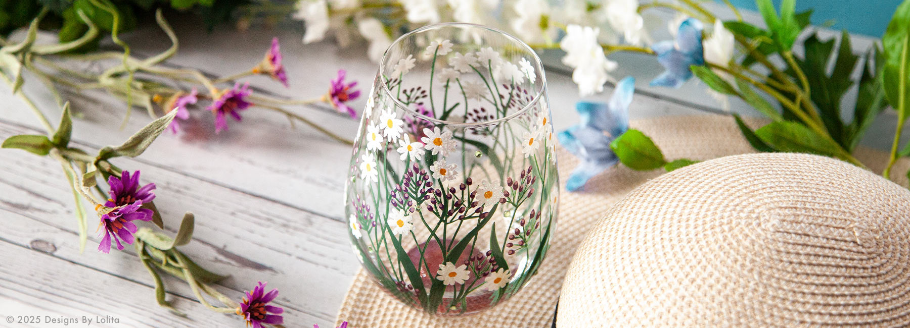 Designs by Lolita Stemless Wine Glasses