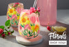 Designs by Lolita Floral Stemless Glasses
