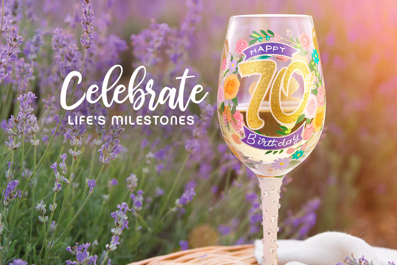 Lolita's Milestones Wine Glass