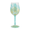 Under the Sea Hand-Painted Wine Glass, 15 oz.