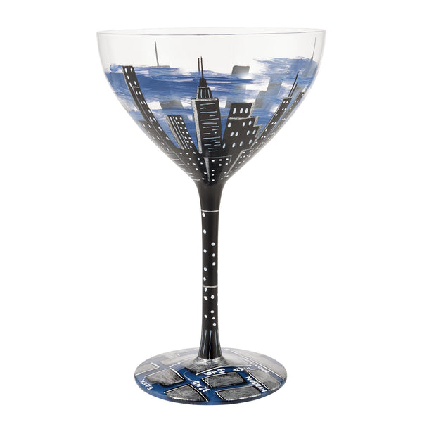 Lolita Manhattan Hand Painted Cocktail Glass Cocktail Glass