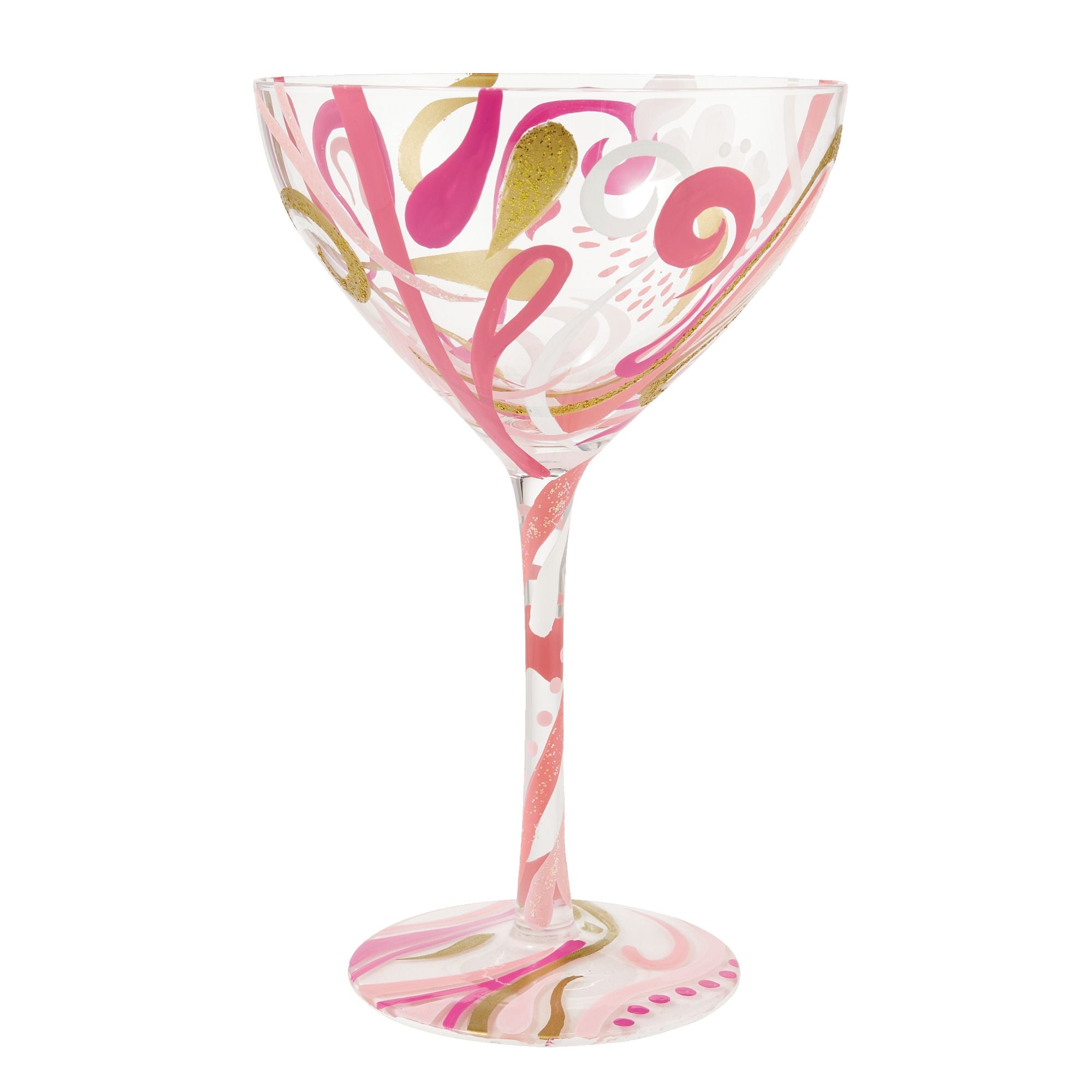 Lolita Negroni Hand Painted Cocktail Glass Cocktail Glass