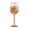 Gingerbread Joy Wine Glass