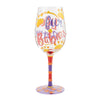 LIfe with Fur Babies Hand Painted Wine Glass