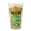 Happy St. Patrick's Day Hand Painted beer glass