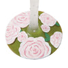 Pretty as a Peony Hand Painted Wine Glass
