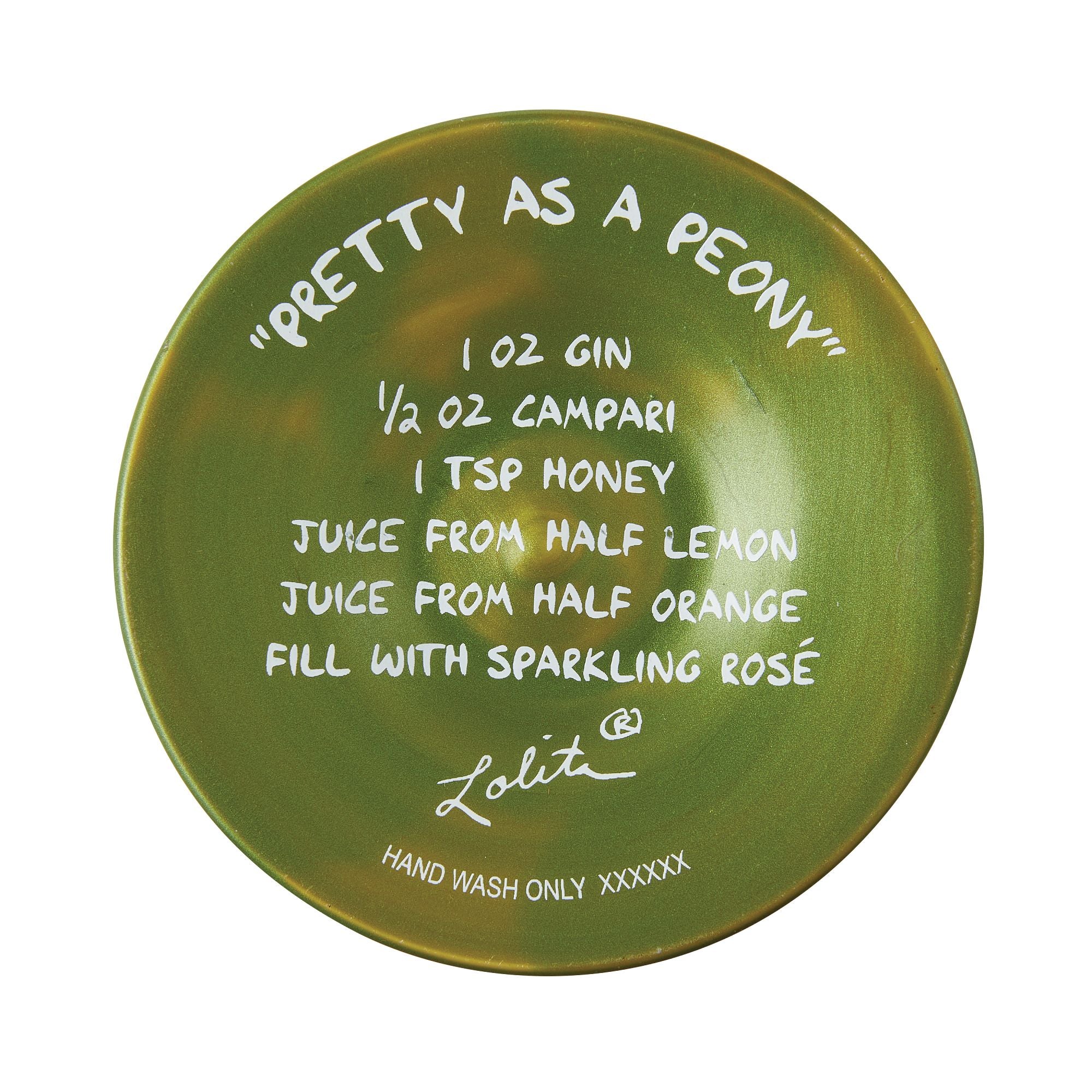 Pretty as a Peony Hand Painted Wine Glass – Designs by Lolita