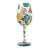Pull out the Decorations Hand Painted Wine Glass