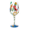 Pull out the Decorations Hand Painted Wine Glass