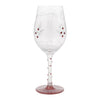 A Merry Berry Christmas Hand Painted Wine Glass