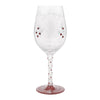 A Merry Berry Christmas Hand Painted Wine Glass