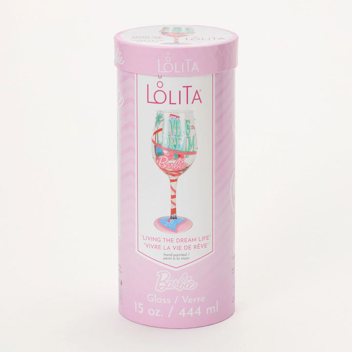 Living the Dreamlife Hand Painted Glass