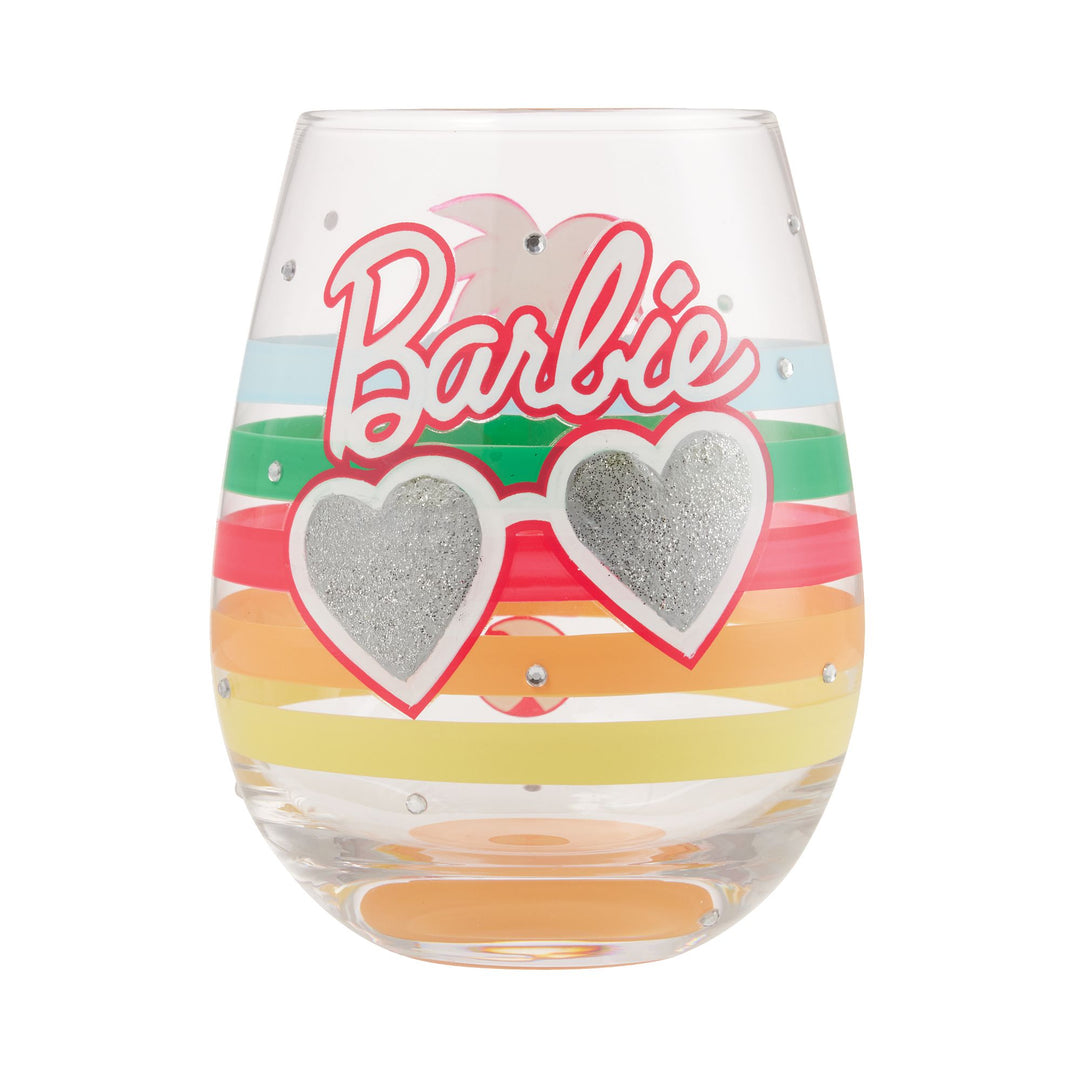 Vacay Vibes Hand Painted Glass