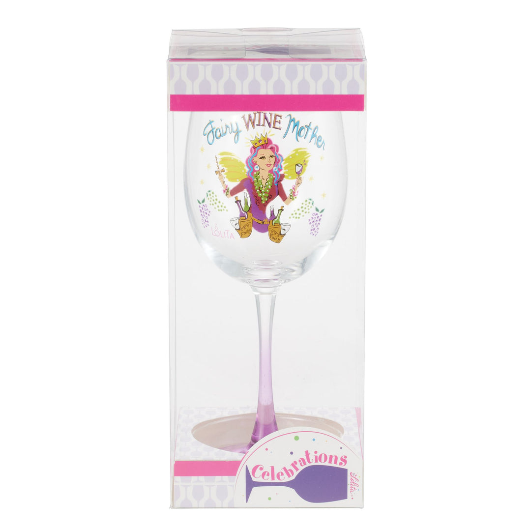 Celebrations 4-Glass Bundle: Fairy Wine Mother Wine Glass