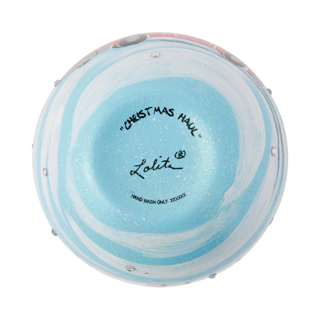 Christmas Haul Hand Painted Stemless Wine Glass
