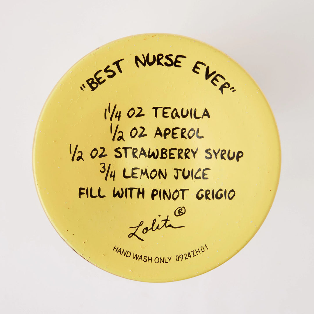 Best Nurse Ever Wine Glass