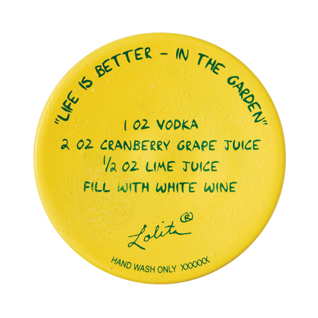 Better In The Garden Hand Painted Wine Glass