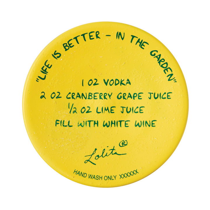 Better In The Garden Hand Painted Wine Glass