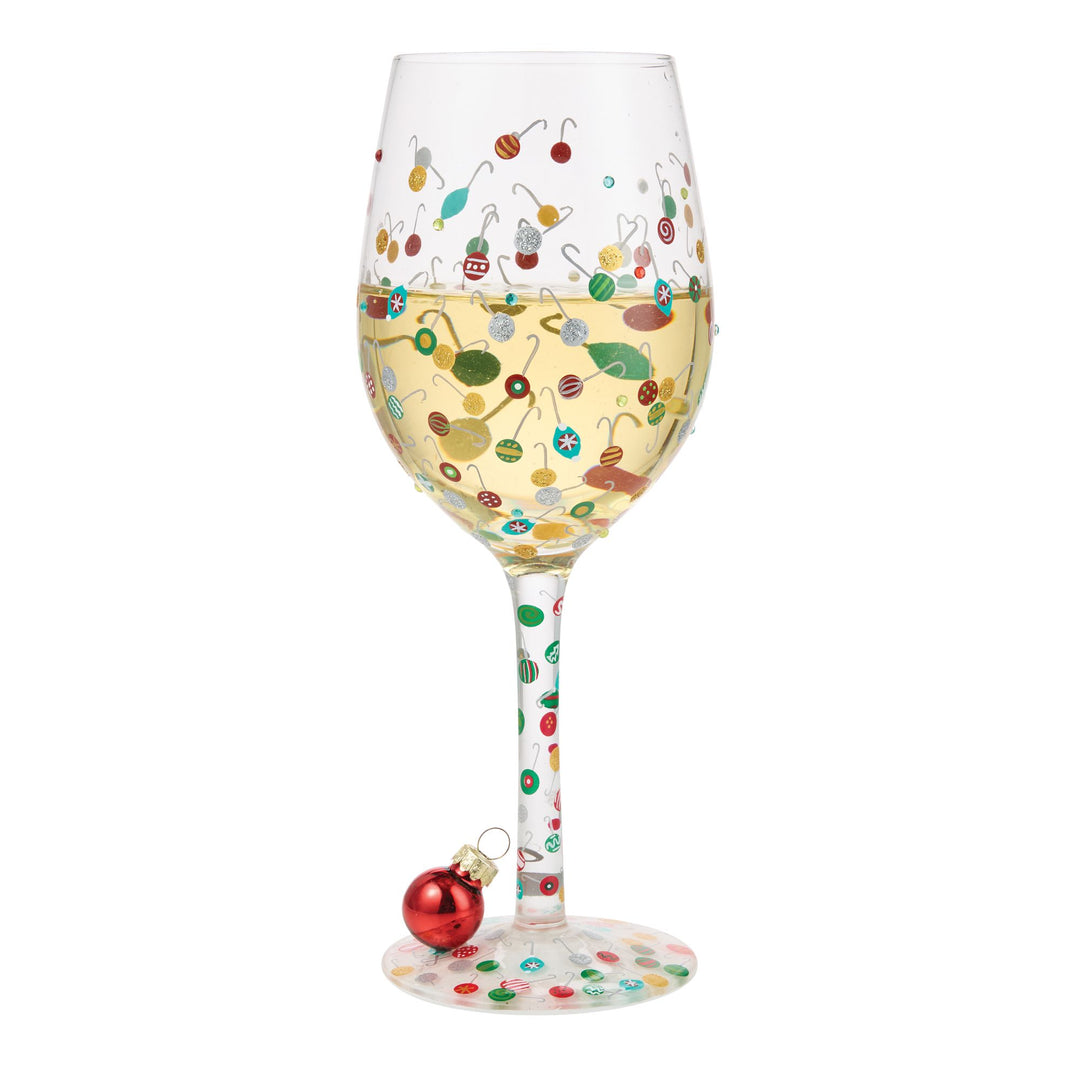 Ornaments-A-Million Hand Painted Wine Glass