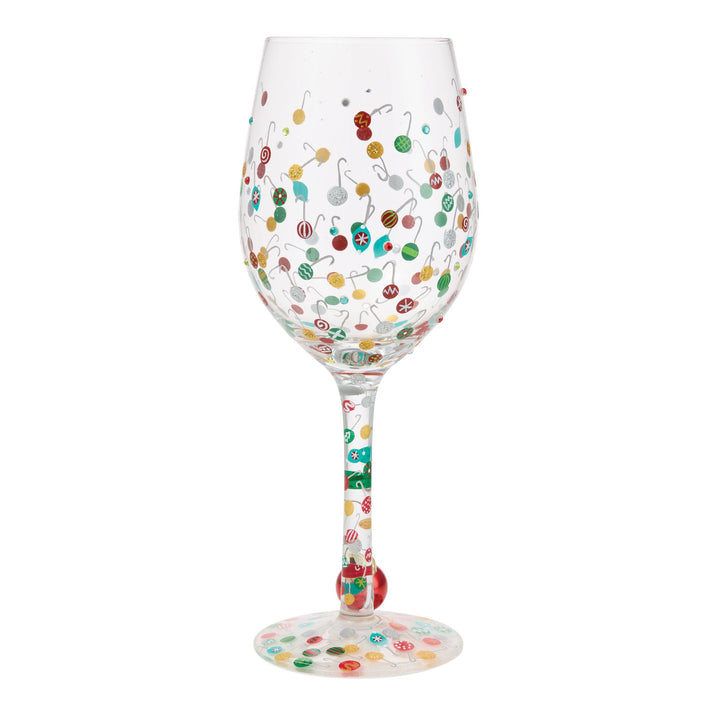 Ornaments-A-Million Hand Painted Wine Glass