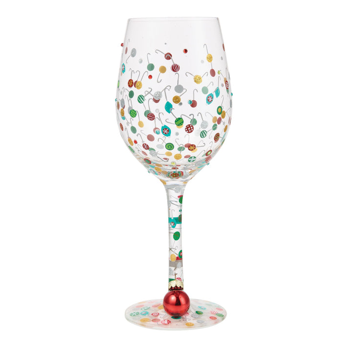 Ornaments-A-Million Hand Painted Wine Glass