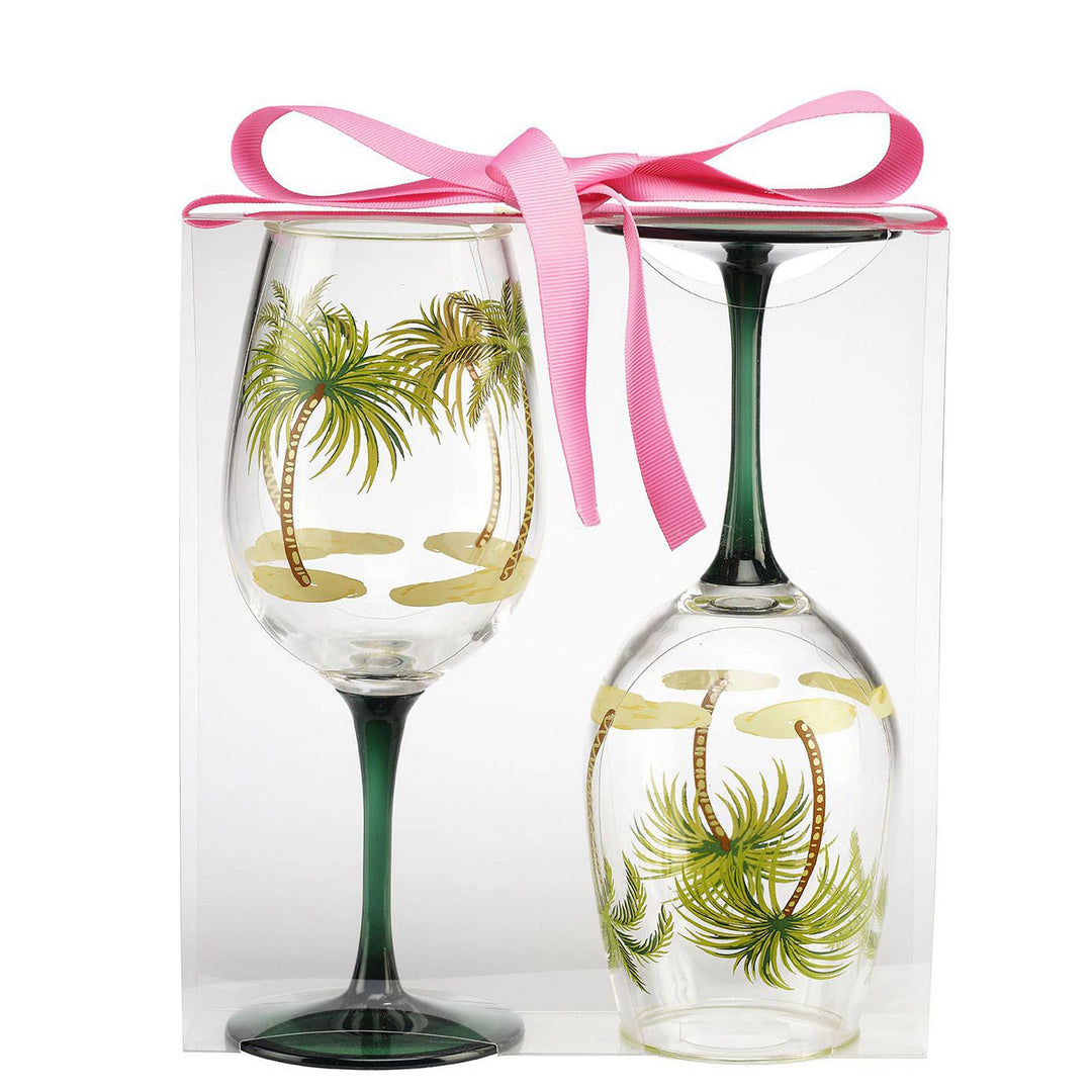 Palm Acrylic Stemmed