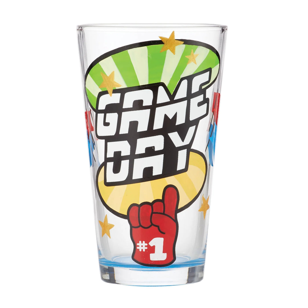 game day beer glass