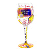 Lolita Birthday Girl Artisan Painted Wine Glass Gift
