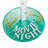 Holiday Movie Night Hand-Painted Wine Glass, 15 oz.
