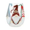 Up to Gnome Good Hand-Painted Stemless Wine Glass, 20 oz.