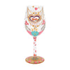 Mother of the Groom Hand-Painted Wine Glass, 15 oz.