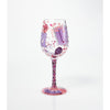 Lolita 21st Birthday Artisan Made Hand Painted Wine Glass